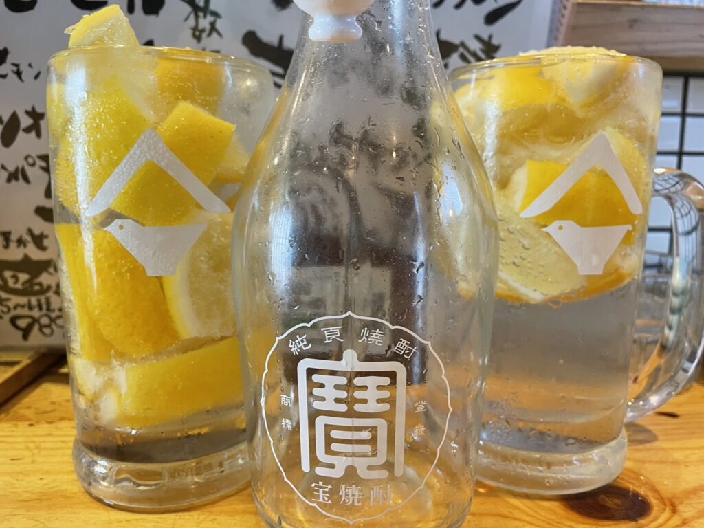 角のうぐいすレモンサワー