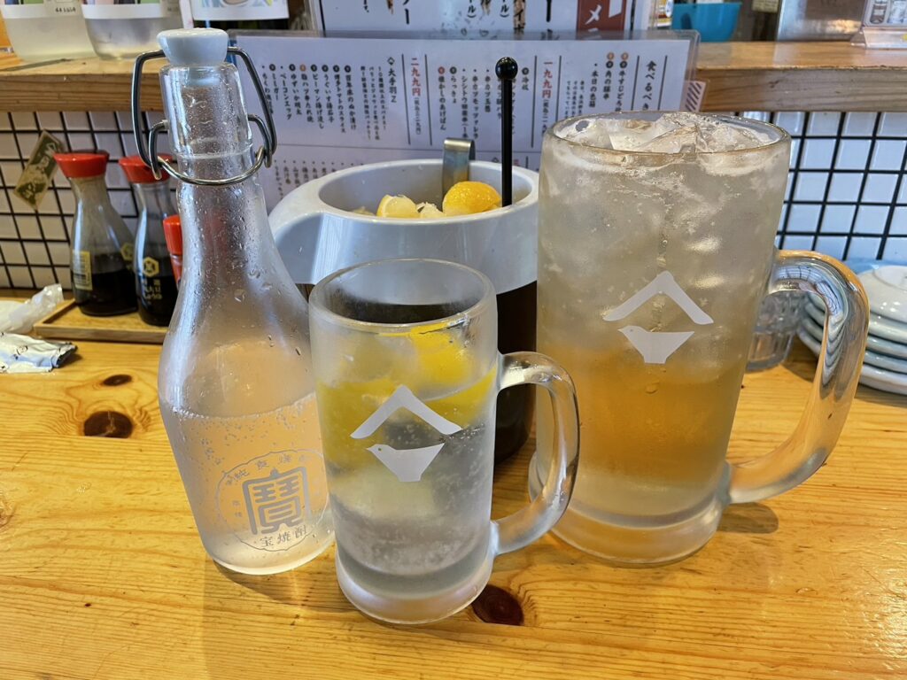 角のうぐいすリットルジョッキ